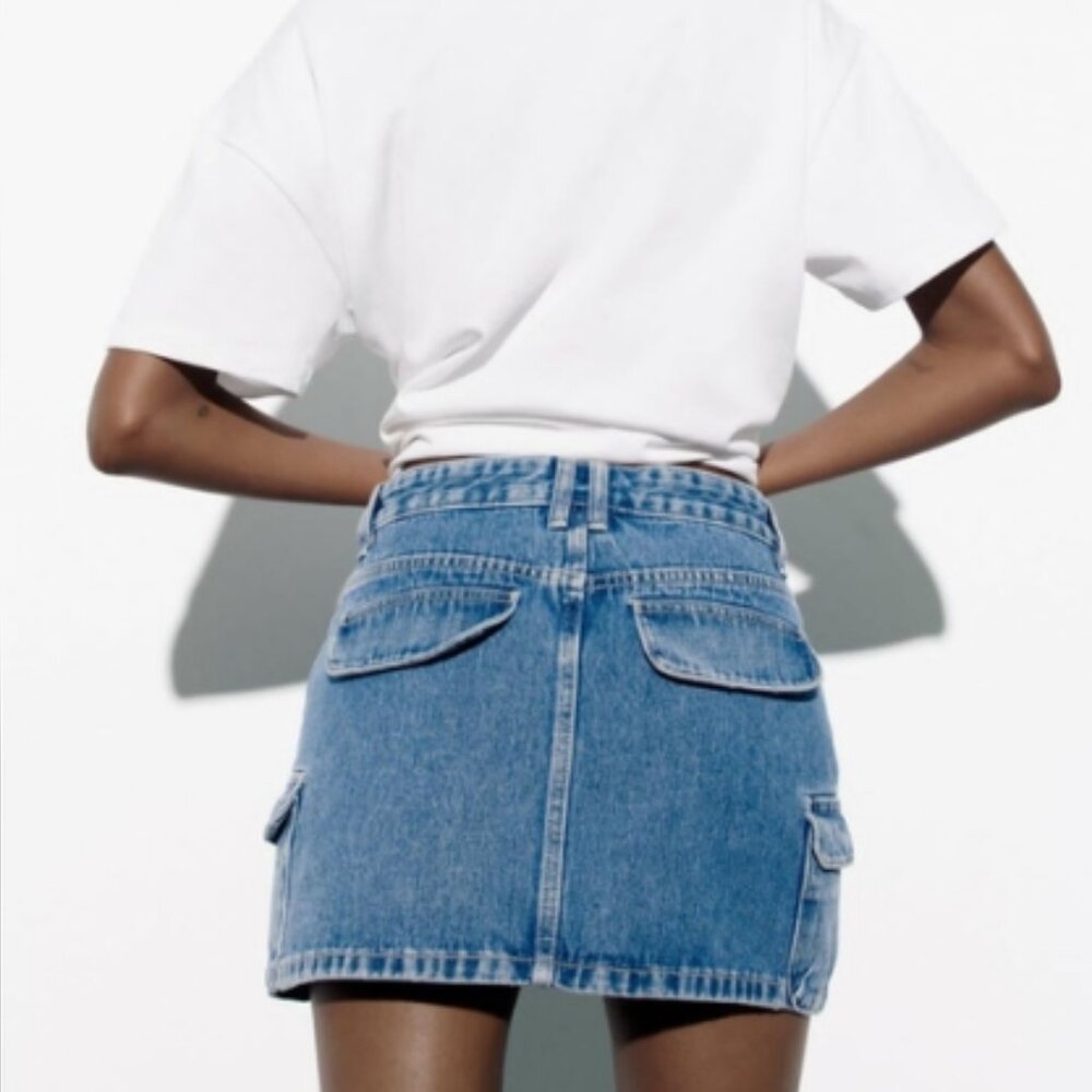 Zara Cargo Mini Skirt